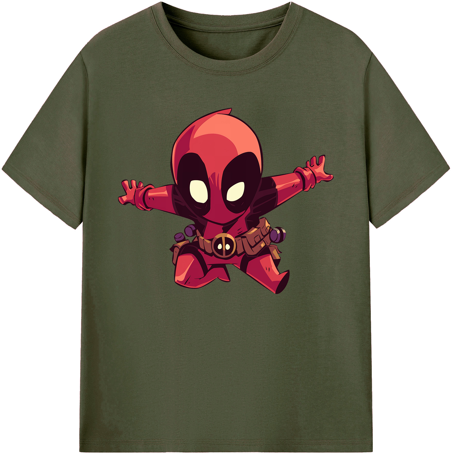 （画像用） Deadpool デッドプール 綿100％ メンズ半袖Tシャツ｜肌触りやわらか＆通気性